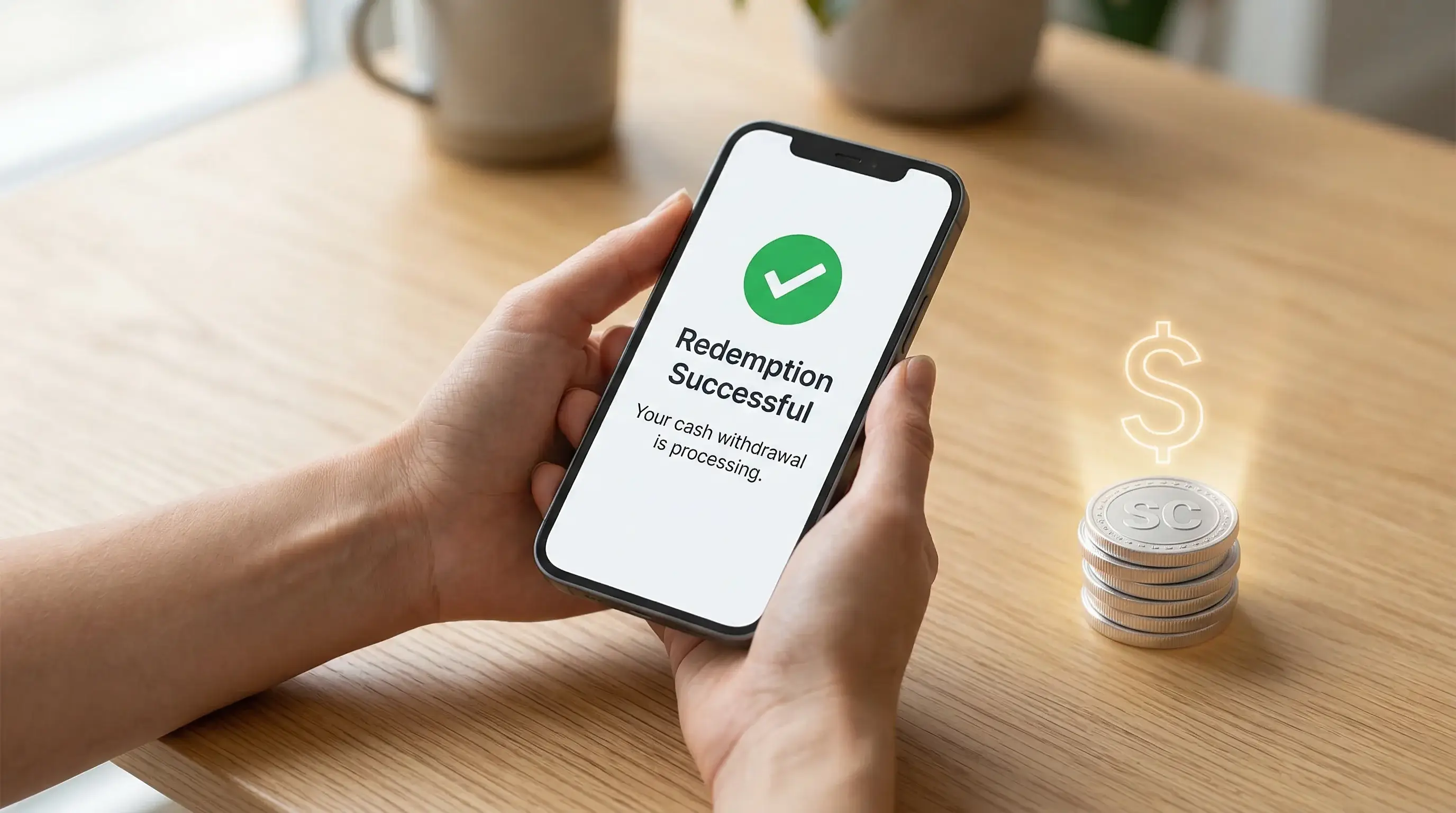 How to redeem Sweeps Coins for cash withdrawal